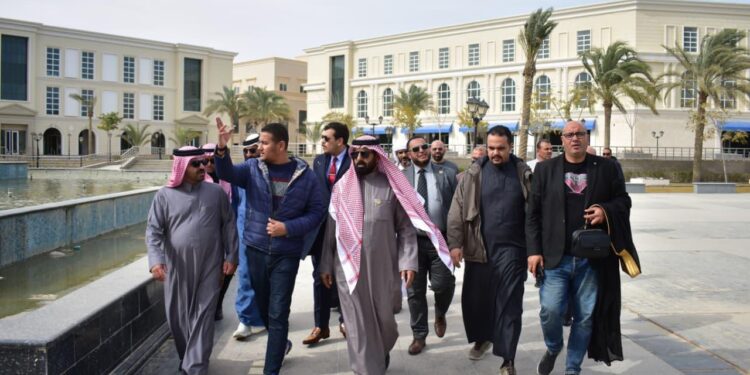 وفد من المجلس الأعلى للاقتصاد العربي الأفريقي يزور مدينة العلمين الجديدة لبحث سبل التعاون والفرص الاستثمارية