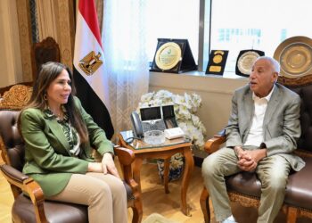 وزيرة الإسكان تستقبل الكابتن حسين لبيب رئيس نادي الزمالك
